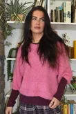Lola Boucle Slouch Knit Candy